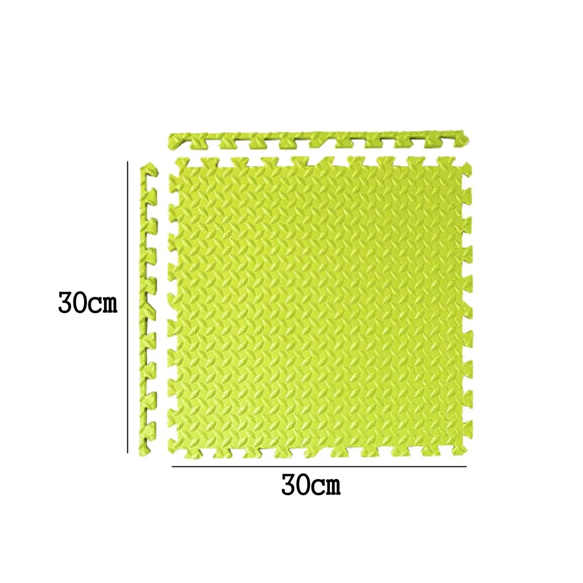 16Pcs 30x30x1.2cm Interlocking Puzzle Mat Soft EVA Foam Tiles Leaf-Pattern New Kids Play Carpet Home Floor For Baby Playpen