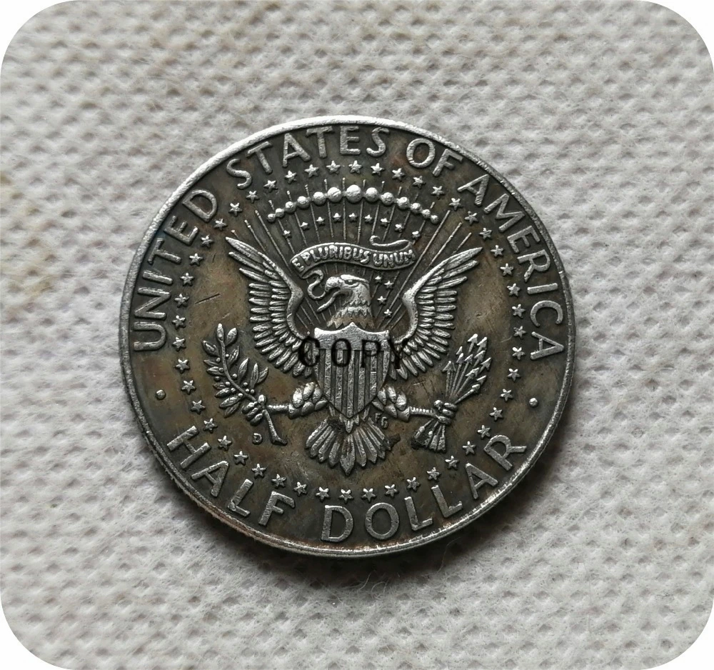 Хобо никелевая монета 1964-D Кеннеди половина копия доллара монеты памятные монеты-Реплика коллекционные монеты