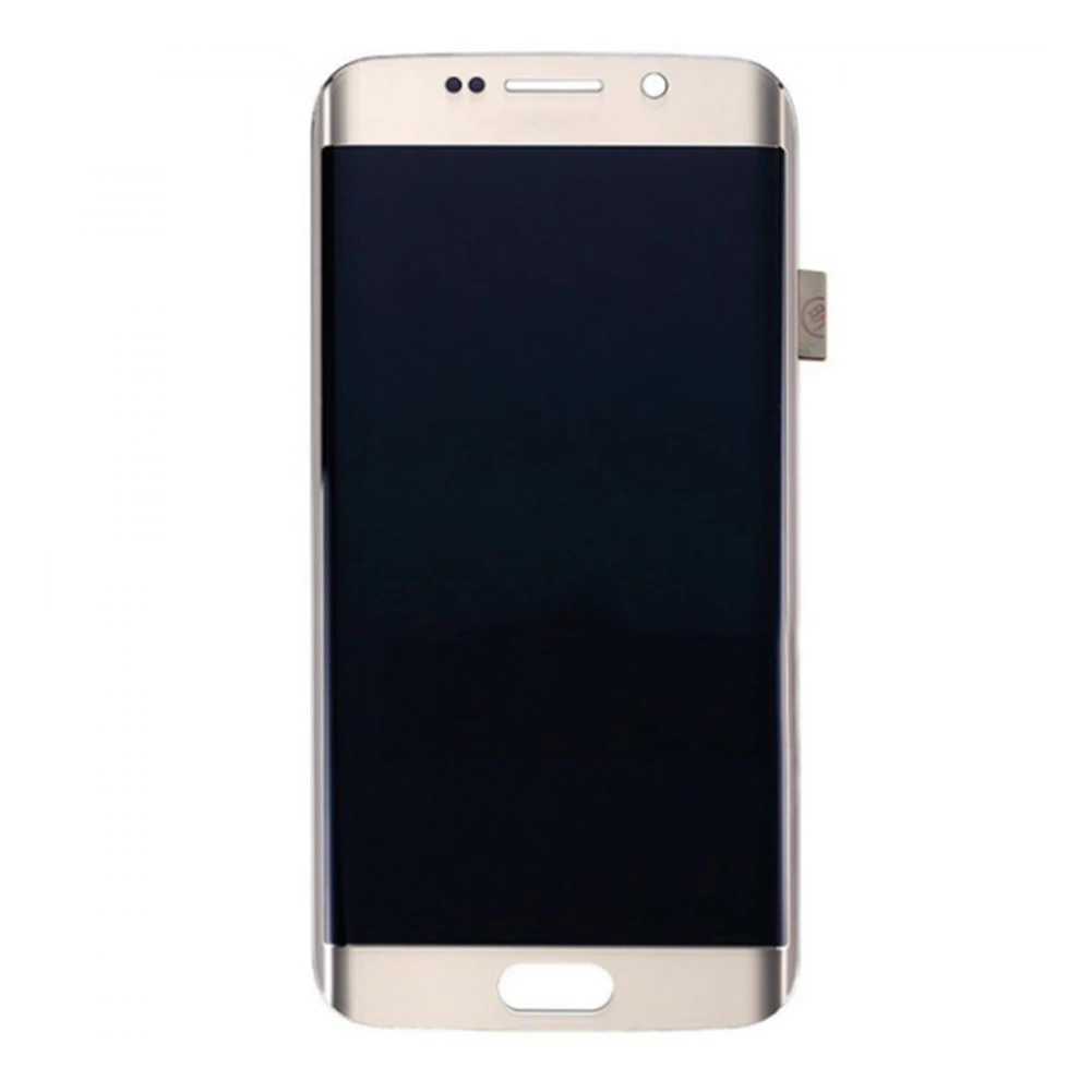 Прочная прозрачная крышка для экрана, дигитайзер, аксессуары, компактная сенсорная сборка, легко устанавливается, ЖК-дисплей, мобильный телефон для Galaxy S6edge - Цвет: Золотой