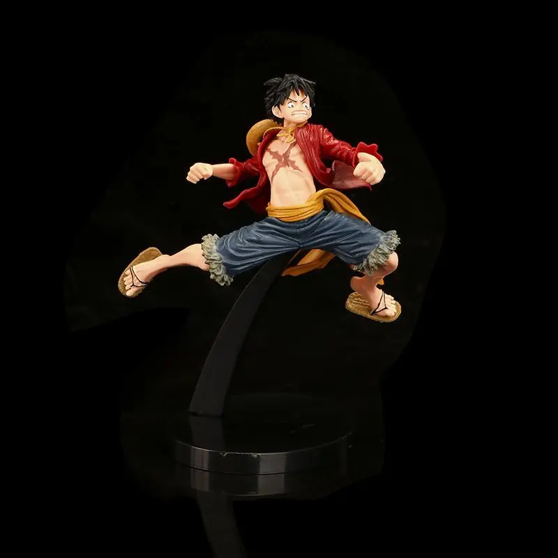 

One Piece Straw Hat Fighting Modeling Desktop Ornaments Figurine Anime Action Adventure