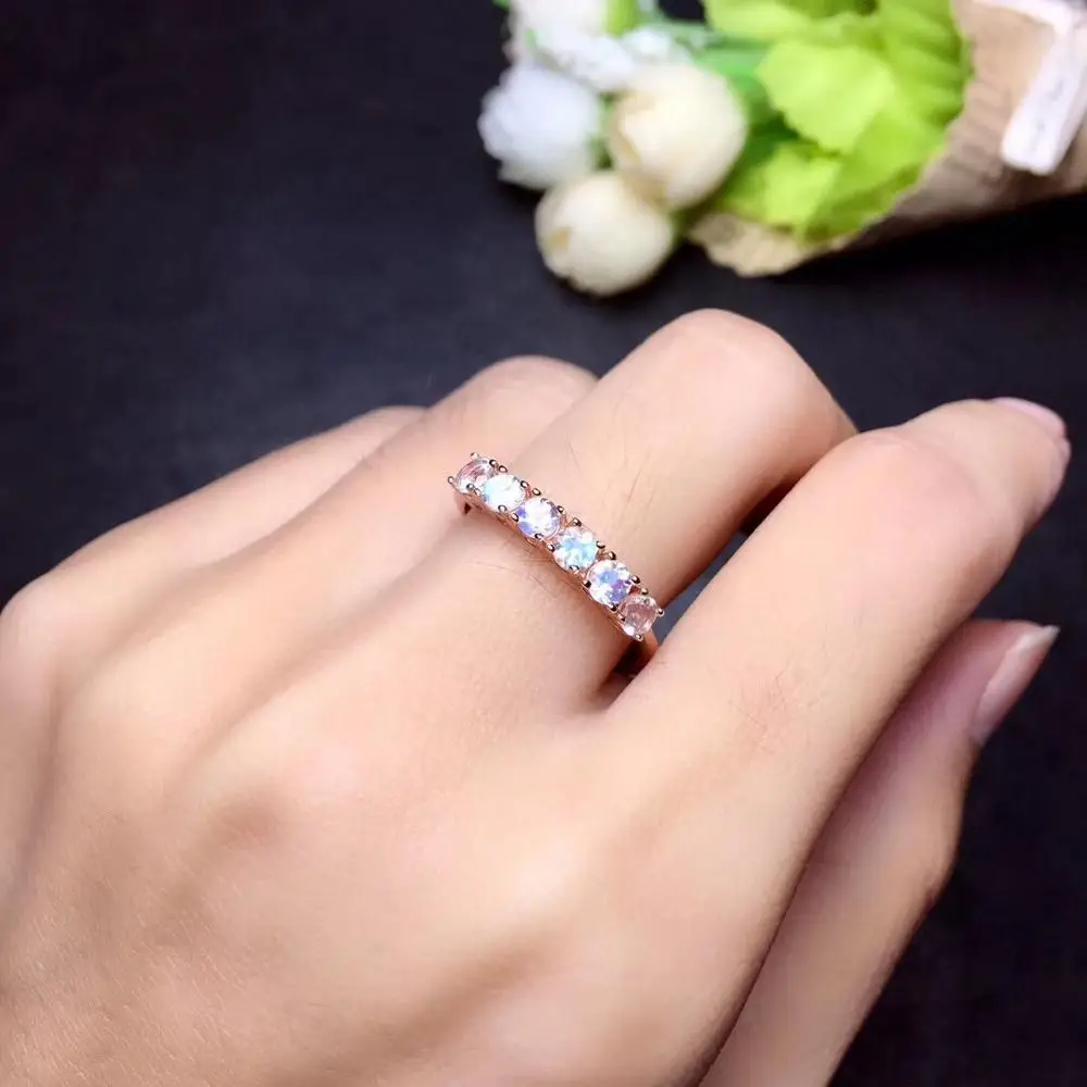 Moonstone ring Natural And Real Ring Wedding Engagement Rings for Women 925 sterling silver | Украшения и аксессуары