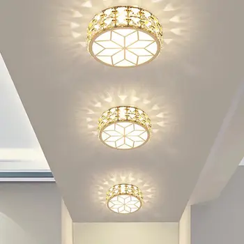 

Modern Corridor Ceiling Lamp Aisle Veranda Lighting Down Crystal Surface Mounted LED Ceiling Lights For Living Room Bedroom