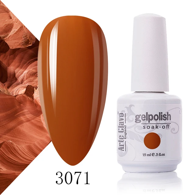 Arte Clavo 131 Colors Gel Polish Nail Gel Varnish Paint Semi Permanent Nails Art Gel Nail Polish For Manicure Top Coat Base Coat 3071