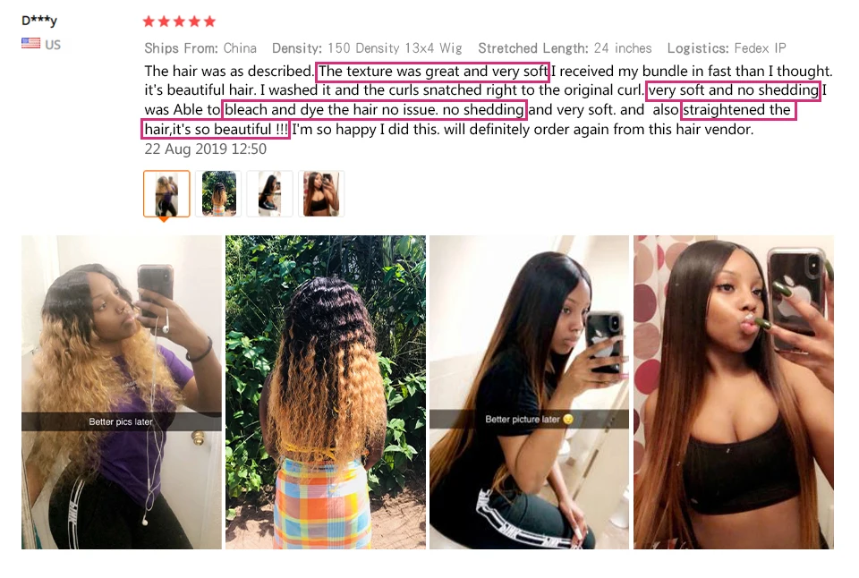 Apliques com cabelo humano