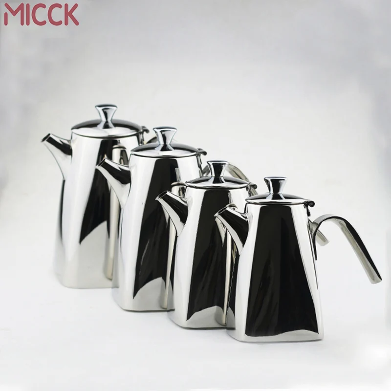

MICCK Stainless Steel Coffee Maker Induction cooker Pot Coffee Percolators Kettle Pot Pitcher Tea Percolator Teapot Barista Tool