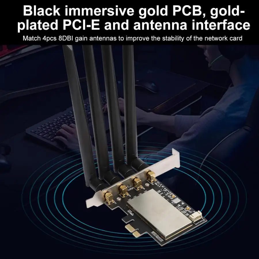 BCM94360CD адаптер NGFF в конвертер PCI-E Настольный беспроводной сетевой адаптер карты