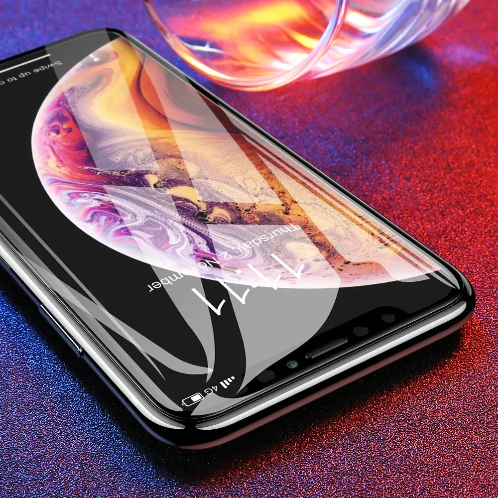 KISSCASE 2 шт. защита для экрана для iPhone XS XR X 8/7 Plus Защитное стекло для iPhone XR XS X 10 6 6S 7 8 закаленное стекло