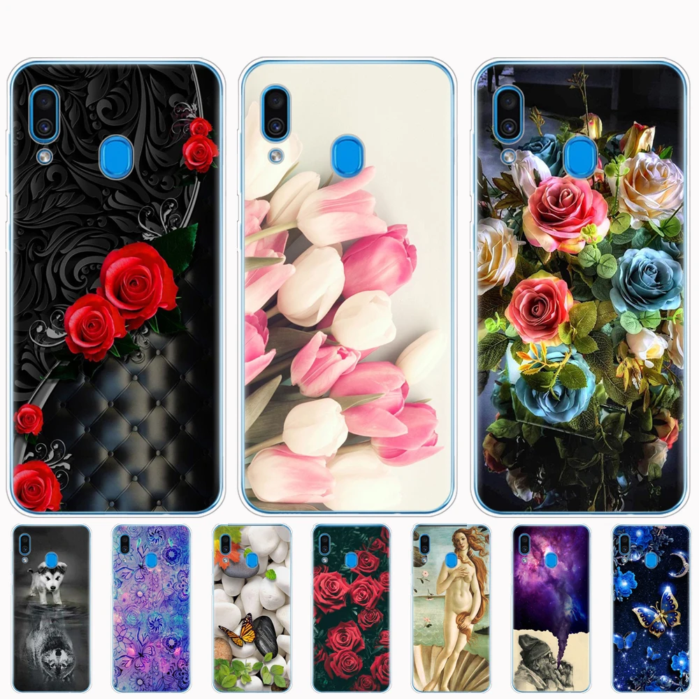 Силиконовый чехол для Samsung Galaxy A20 A20E задняя крышка A 20 2019 A205F A202F мягкий из ТПУ