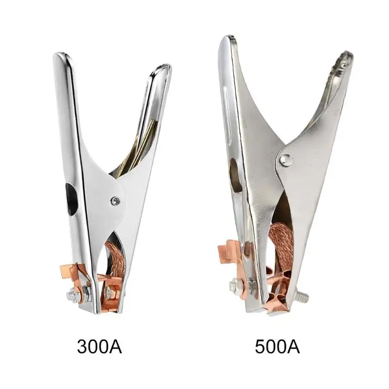 1Pc 300/500A Welding Ground Clamp Welding Electrode Holder Earth Ground Cable Clip for Welding Clamps Welder Tools