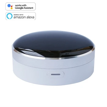 

Hot 3C-Tuya App Universal IR Smart Remote Controller WiFi+Infrared Home Control Hub 360 Degrees for Google Assistant Alexa Siri