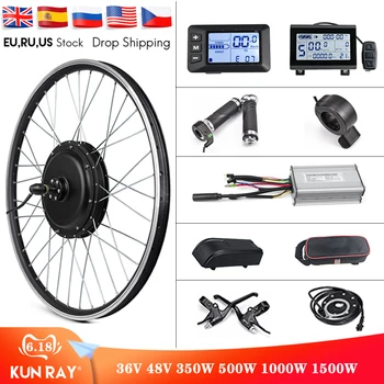 

Ebike Conversion Kit 20in 26in Electric Bicycle Conversion Kit 350W 500W 1500W 36V 48V Front Rear Hub Motor Wheel With S830 LCD3