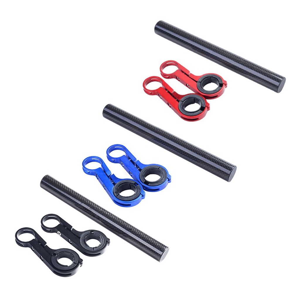 Doppel Mountainbike Lenker Extender Bike Bracket Extension MTB Expander Fahrradtacho Bike Light Taschenlampe Lampe Halter 20 cm