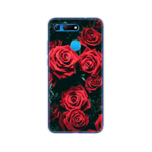 for Honor View 20 V20 Case TPU Funda Soft Silicone Cover For Honor V20 Capa Cute Animal pattern Silicone Phone