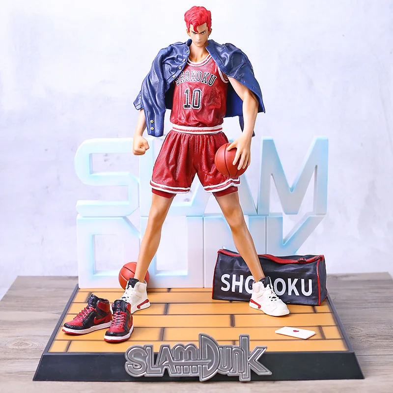 Slam Dunk Shohoku 10 Sakuragi Hanamichi масштаб 1/4 ПВХ фигурка Коллекционная модель игрушечная