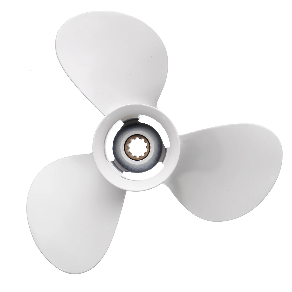 Audew 9-7/8x12 морской подвесной Пропеллер для Yamaha 20-30HP 664-45954-01-EL алюминиевый сплав Морской Пропеллер 10 сплайн зуб
