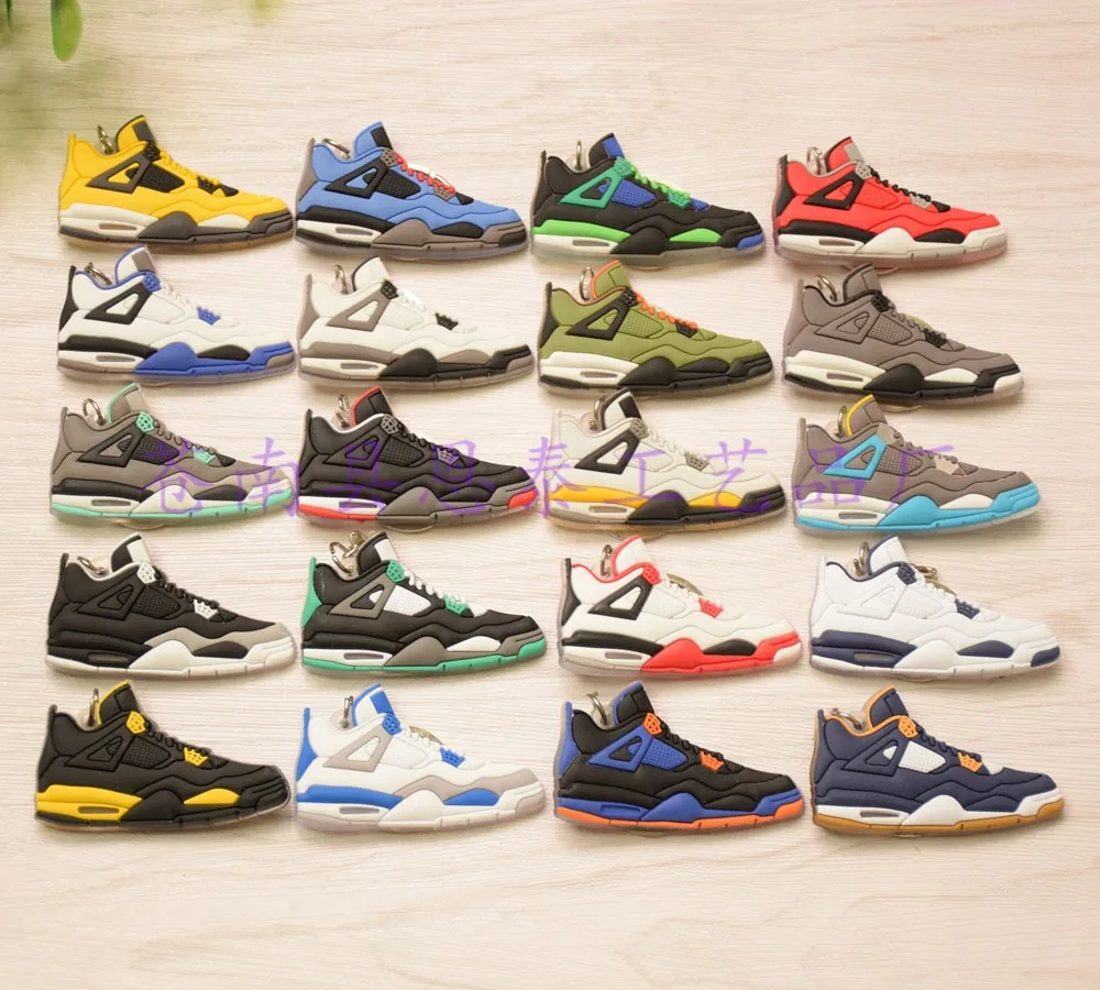 

Currently Available AJ Nike Air Jordan 4 Generation Sneakers Keychain Fans Keychain AJ Keyring