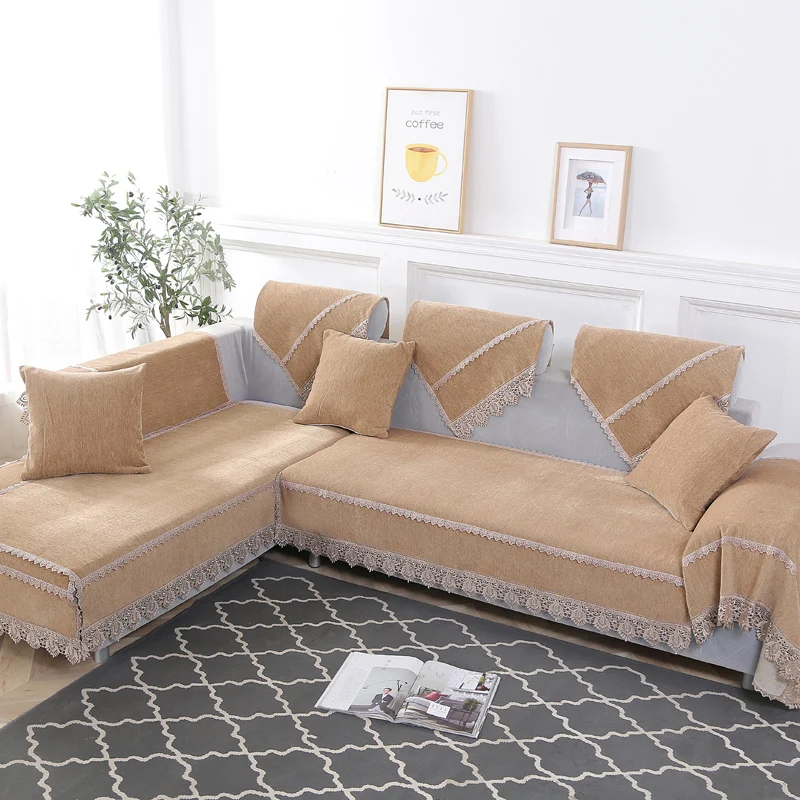 Yaapeet slipcovers диван Чехлы Нескользящая хлопковая стеганая угловой секционный диван Чехол для дивана Гостиная Диван украшения