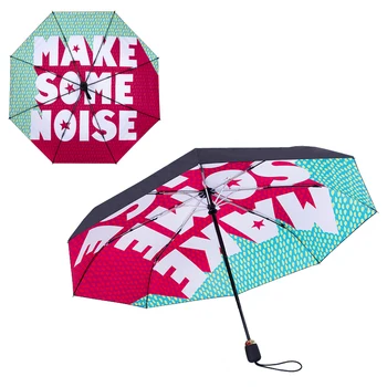 

Fashion Women's Umbrella Anti UV Black Coating Sun Female Beach Umbrellas Three Folding umbrella rain women Manual/Auto Paraguas