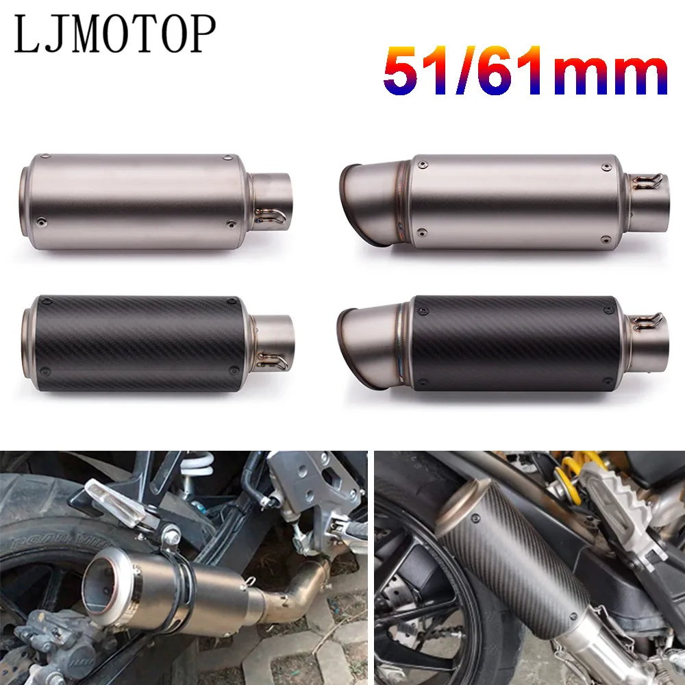 36-61 мм выхлопная труба мотоцикла с DB killer глушитель для Kawasaki ZX636R NINJA 400R GTR1400 ZX14R Z400 |