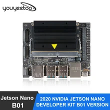 Novo nvidia jetson nano desenvolvedor kit b01 versão linux placa de demonstração aprendizagem profunda placa desenvolvimento ia plataforma