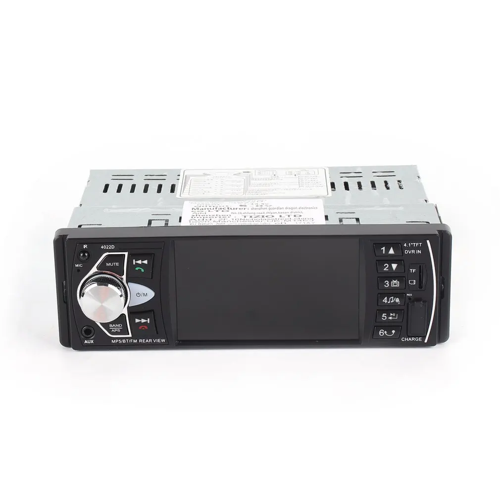 4022D 4,1 дюймовый автомобильный MP5 плеер TFT экран стерео аудио FM станция Авто Видео dvd-плеер с USB портом