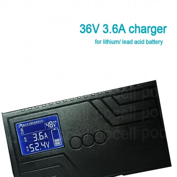 

36V 3.6A no 42V 3A Charger 43.8v 12S charger Smart Charger With Display for lithium ion battery lifepo4 LTO li ion lipo