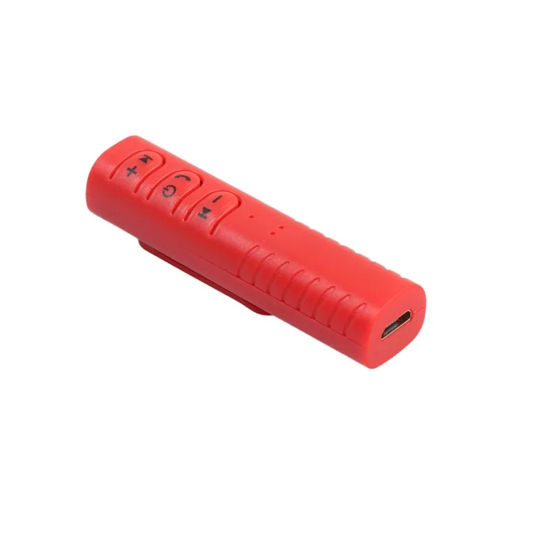 Bluetooth приемник, беспроводной Bluetooth приемник 3,5 мм разъем Bluetooth аудио музыкальный приемник адаптер для динамика наушники - Цвет: R