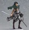 Figurine attaque sur Titan Levi Rivaille, 15cm, Rival Mikasa Ackerman Eren Jaeger, jouets poupée, cadeau de noël avec boîte ► Photo 2/6