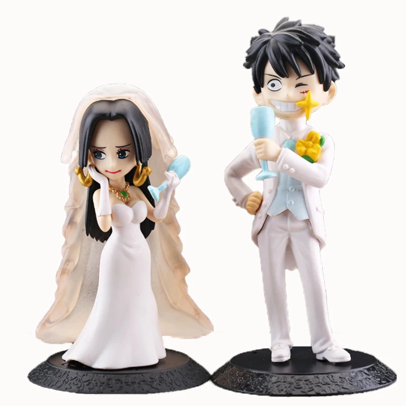 One Piece Action Figure Monkey D Luffy Marry Boa Hancock 2 Pieces
