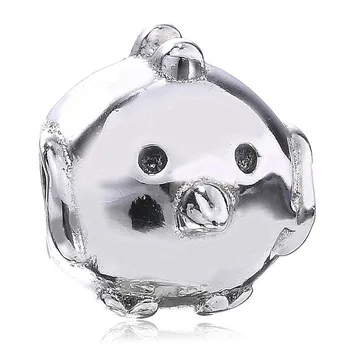 

Authentic 925 Sterling Silver Animal Bead Charm European Cute Chicken Bead Fit Women Bracelet Bangle Diy Jewelry