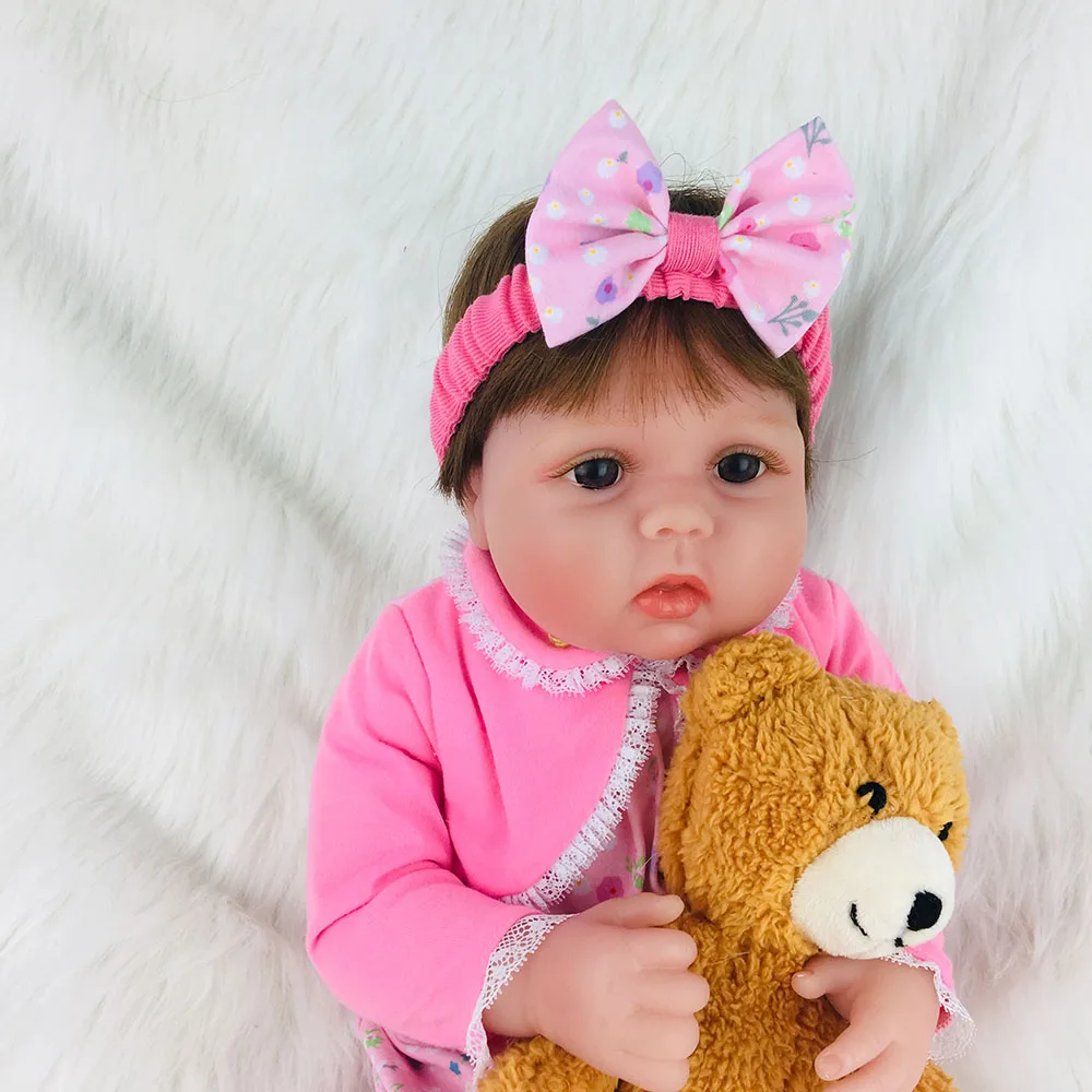 Кукла Avani 45 см реалистичные куклы Reborn Baby, реалистичные мягкие виниловые куклы для новорожденных девочек