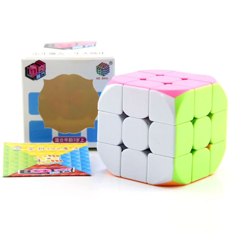 

Original High Quality HeShu Obtuse Angle 3x3x3 Magic Cube 3x3 Wisdom Speed Puzzle Christmas Gift Ideas Kids Toys For Children