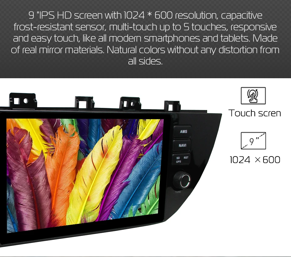 Flash Deal Marubox KD9638 DSP, 64GB 1 Din Car Multimedia Player for Kia Rio 2017 +, 9" IPS Screen with GPS Navigation, Bluetooth, Android 9 4