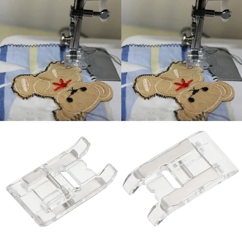 Бытовая прижимная лапка для шитья с атласным стежком 7303 вышивания|embroidery foot|foot