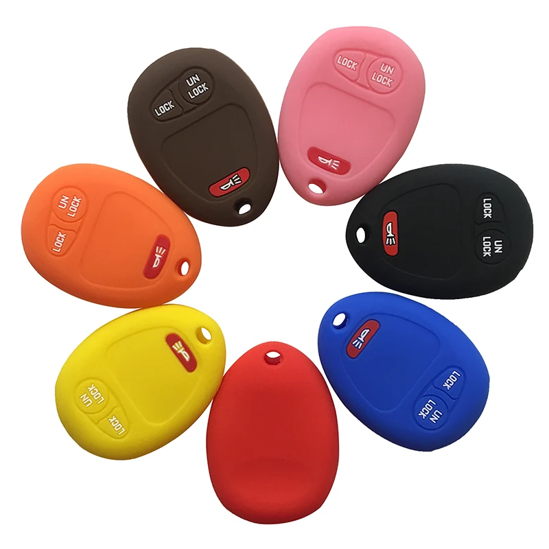 

Silica Gel Holder Protector Key Cover for Chevrolet Colorado Case Set for GMC Canyon Key Cover for Isuzu for Hummer H3 Shell Fob