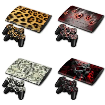 

Popular design for camo skin for For PS3 Super slim 4000 Console and Two Controller Decals