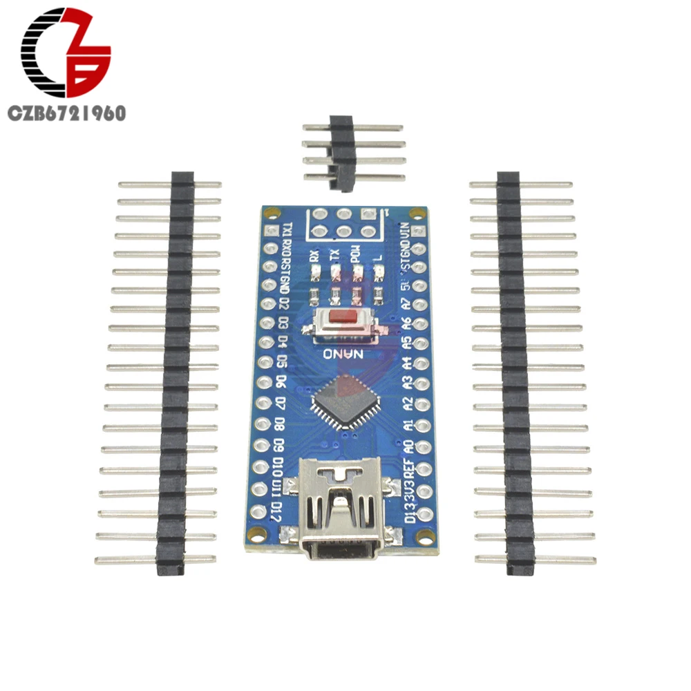 Мини-usb CH340 CH340G Nano V3.0 ATmega328 16M 5V плата микроконтроллера ATmega328P модуль драйвера DIY комплект для Arduino