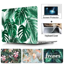 Чехол для ноутбука с цветами для MacBook Touch ID Air 13 A1932 для MacBook Air Pro retina 11 12 13 13,3 15 touch bar A2159+ чехол для клавиатуры