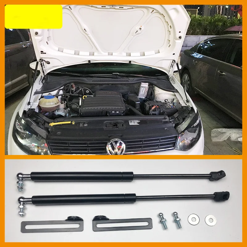 Для Polo MK5 Refit капота газовый пневматический амортизатор поддержка подъема стойки бар поддержка стержня автомобиля-Стайлинг 2010