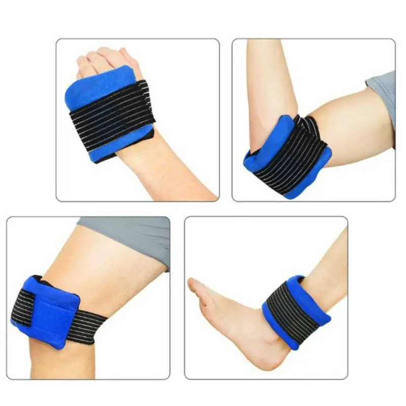 Reusable Hot and Cold Ice Packs for Injuries Joint Pain Muscle Soreness and Body Inflammation Reusable Gel Wraps F3MD 5