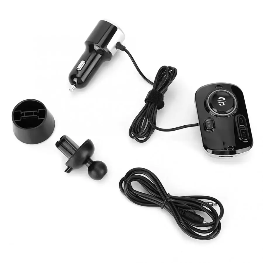 Автомобильный mp3 автомобильный Bluetooth MP3 динамик громкой навигации двойной fm-трансмиттер с USB аксессуарами automovil автомобилей
