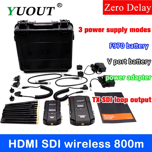 

CVW CB8980 PRO800 HDMI SDI wireless Transmission 800m 2625ft HDMI wireless Zero delay