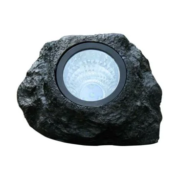 

4 LED Rock Lights Solar Power Stone Spot Light Garden Spotlight Outdoor Lighting Christmas Pendant & Drop Ornaments