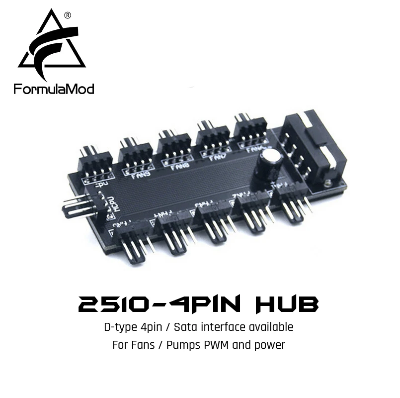 FormulaMod Fm-PWMHub-4N 2510-4P Адаптер Hub d-типа 4Pin Интерфейс для любителей/женские