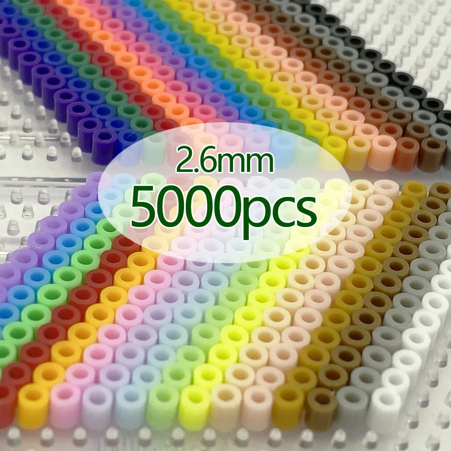 2 6 мм/5000 шт./пакет Хама бусины PUPUKOU Perler DIY детские железные предохранитель ручной