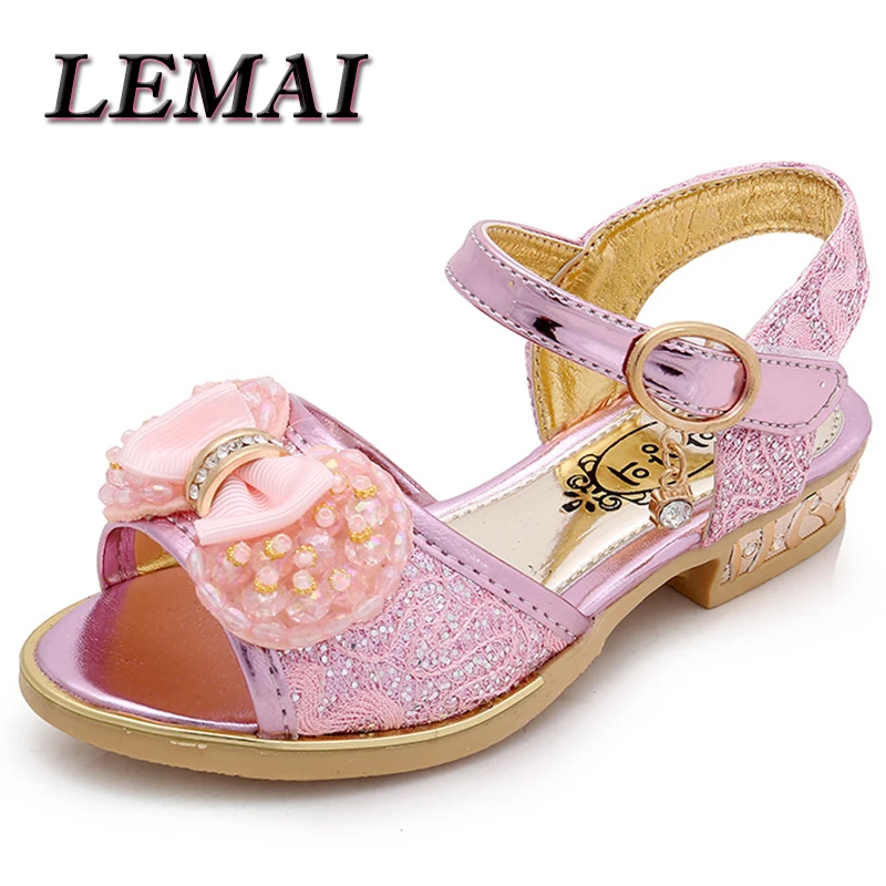 children's shoes for adults LEMAI Girls Pink Sandals Cartoon Fashion Princess Shoes Girls Sandals Toddler Sandals Party Shoes Sandals for Teenagers Girls leather girl in boots