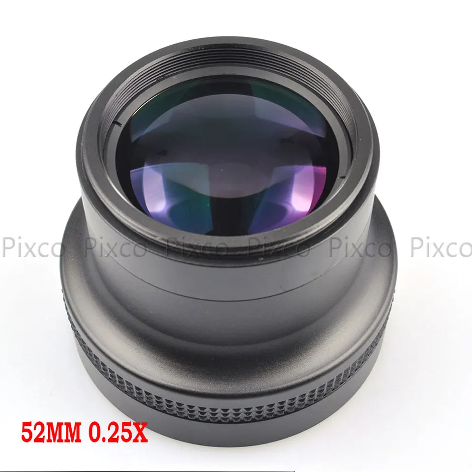 マクロレンズ canon 広角超マクロ魚眼レンズ,52mm,0.25x,canon,nikon,pentax,dslr用