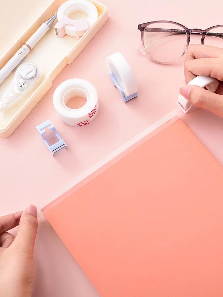 Deli 30112 Small Adhesive Tape Doing Homework Adhesive Tape Transparent Dull Polish Students Replication Wrong Topic Adhesive Co