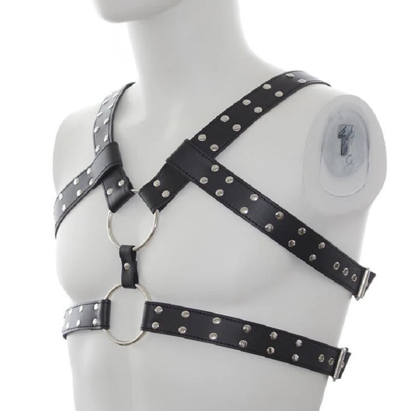 Erwachsenen Mannlichen Pu Leder Krieger Brust Harness Top Manner Muscle Fetisch Bondage Zuruckhaltung Hen Night Outfit Warrior Leather Outfit Menoutfit Set Aliexpress