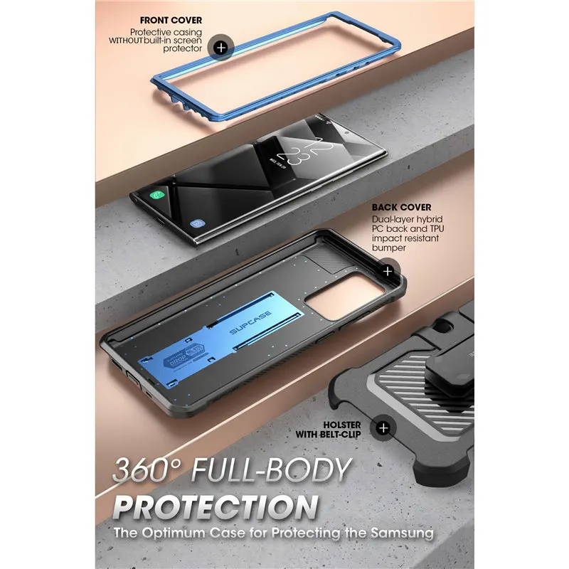 For Samsung Galaxy Note 20 Ultra Case 6.9"(2020) SUPCASE UB Pro Full-Body Rugged Holster Cover WITHOUT Built-in Screen Protector 5